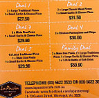 La Passion Cafe menu