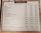 Whistle Stop Tavern And Grill menu