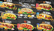 Le Retro Burger menu