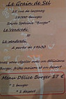 Le Grain De Sel menu