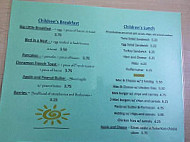 J. M. Gerrish menu