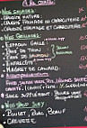 La Table Créole menu