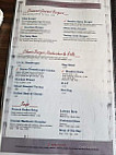 Blue Bird Ranch menu