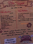 La Cantina Des Mousquetaires menu