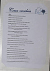 Casa Vecchia menu