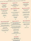 Chez Lily menu