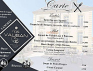 La Villa Vauban menu