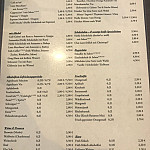 Cafe M menu