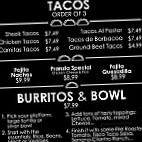 Taco Taco Fast Fresh Mix menu