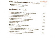 Pan Deï Palais menu