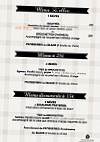 Chez'elles menu