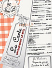 La Patte D'oie menu