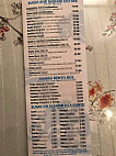 Blue Water Sushi menu