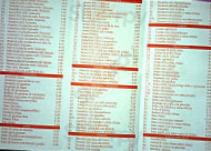 Hong Kong menu