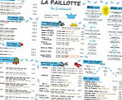 La Paillotte menu