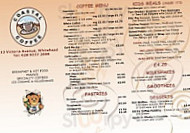 Coastal Coffee menu