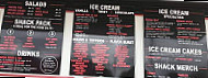 Dairy Shack menu