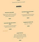 La Storia menu