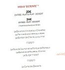 L'Alezan menu