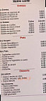 La Bonne Adresse menu