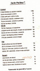 Auberge des 3 J menu