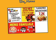 Home's Pizza menu