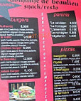 Snack Resto Domaine De Beaulieu menu