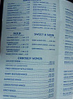 East Wind Chinese menu