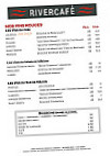 Rivercafé menu