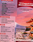 Chopsticks Japanese menu