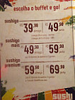 Sushigo! menu