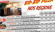 Bip-Bip Pizza menu