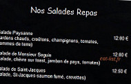 La Ferme menu