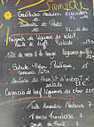 Le Mesnil menu