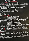 La Fabrique menu