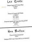 Les Paves Gourmands menu