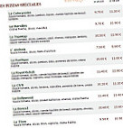 Le Kiosque à Pizzas menu