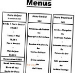 Can Fabre menu