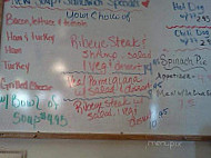 Andy's Pancake Steakhouse menu