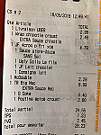 McDonald's menu