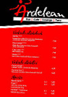 Ardelean Tanzcafe menu