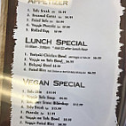 Hi Tofu menu