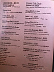 Riverside menu