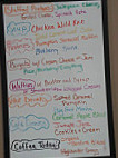 Higher Grounds Coffeeshop menu