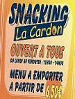 La Cardon menu