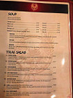 Amazing Thailand menu