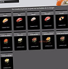 Kiosque Sushi menu