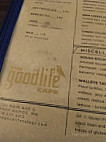 The Good Life Cafe menu