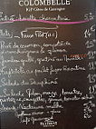 Le Bistroquet menu