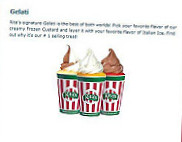 Rita's Italian Ice menu